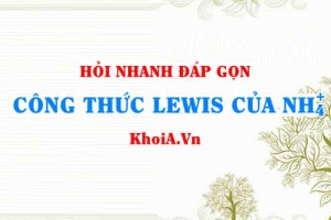 Công thức Lewis của NH4+ (NH+ Lewis Structure)